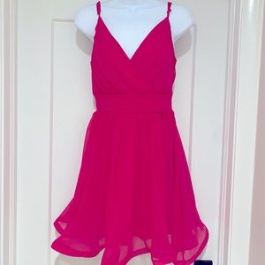Hot pink party dress!